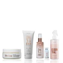 BRAÉ Divine Máscara Capilar 200g+Leave-in 200g+Sérum Reparador 60ml+Ampola 13ml+Essential 260ml