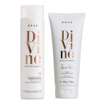 Braé Divine Shampoo 250 ml e Leavein 200 g