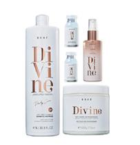 Brae Divine Shampoo Antifrizz 1L+Mascara 500g+Serum 60ml+ 2 Ampolas 13ml