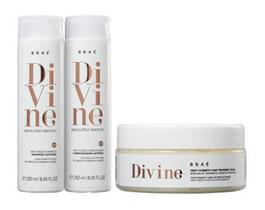 Brae Divine Shampoo e Condicionador 250ml + Máscara 200ml