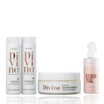 Brae Divine Shampoo e Condicionador 250ml + Máscara 200ml+Essential 260ml Brae Divine Shampoo e Condicionador 250ml + Máscara 200ml+Essential 260ml