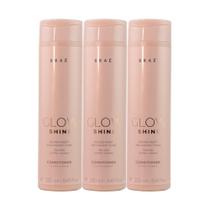 Braé Glow Shine Nutrição e Brilho Kit 3 Condicionador 250ml Braé Glow Shine Nutrição e Brilho Kit 3 Condicionador 250ml