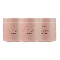 Braé Glow Shine Nutrição e Brilho Kit 3 Máscara 500g