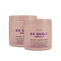 Braé Go Curly Crespos Kit 2 Máscara Capilar 500g