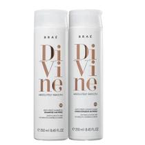 Braé Kit Divine Anti Frizz Duo Home Care (2 Produtos) - Shampoo 250ml + Condicionador 250ml Braé Kit Divine Anti Frizz Duo Home Care (2 Produtos) - Shampoo 250ml + Condicionador 250ml
