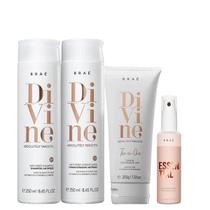Bráe Kit Divine Duo 250ml Leave-in 200g e MINI Essential 60ml Bráe Kit Divine Duo 250ml Leave-in 200g e MINI Essential 60ml