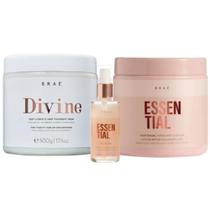 Braé Kit Mascara Divine Essential Oil Blend Trio Salon (3 Produtos)