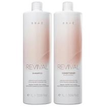 Braé Revival Kit Profissional Reconstrutor - Shampoo 1L e Condicionador 1L - Brae