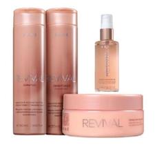 Braé Revival Kit (Sh + Cond Reconstrutor 250ml) + Máscara 200g + Gorgeous Shine Oil 60ml Braé Revival Kit (Sh + Cond Reconstrutor 250ml) + Máscara 200g + Gorgeous Shine Oil 60ml