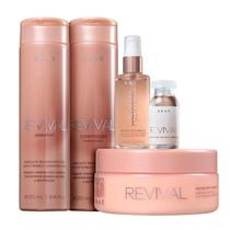 Brae revival kit trio home care + gorgeous shine oil 60ml + ampola 13ml