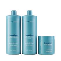 Braé Stages Hydration Shampoo 1L + Condicionador 1L + Máscara 500g