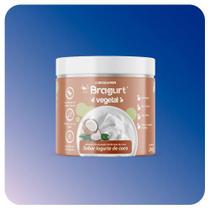 Bragurt Vegetal - Iogurte Vegano - Sabor coco - 12 porções - Biosamer