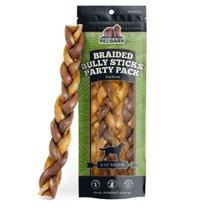 Braided Bully Sticks Redbarn Pet Products 454g para cães de médio e grande porte