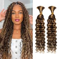 Braiding Hair 2 Bundle 45 cm 100g Deep Wave 10A Brazilian