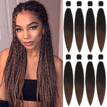 Braiding Hair Alrence, trança longa pré-esticada, 22 polegadas, 8 pacotes