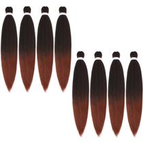 Braiding Hair Alrence, trança longa pré-esticada, 26 cm, 8 pacotes