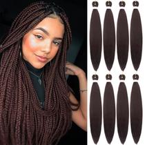 Braiding Hair Alrence, trança longa pré-esticada, 30 cm, 8 pacotes