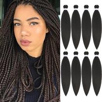 Braiding Hair Alrence, trança longa pré-esticada, 40 cm, 8 pacotes