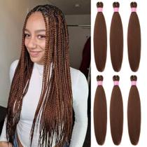 Braiding Hair AQINBEL Crochet Twist, pré-esticado, 26 polegadas