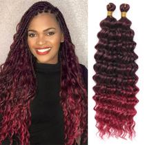 Braiding Hair Eerya Long Curly 46 cm, 2 pacotes Ocean Wave TBUG Braiding Hair Eerya Long Curly 46 cm, 2 pacotes Ocean Wave TBUG