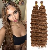 Braiding Hair EERYA Long Curly 50 cm, 2 pacotes Deep Ocean Wave Braiding Hair EERYA Long Curly 50 cm, 2 pacotes Deep Ocean Wave