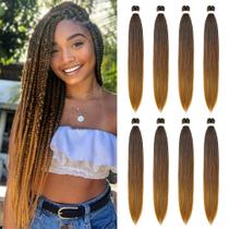 Braiding Hair Fairise, pré-esticado, pacote com 8, 110 g/pacote de 30 cm Braiding Hair Fairise, pré-esticado, pacote com 8, 110 g/pacote de 30 cm