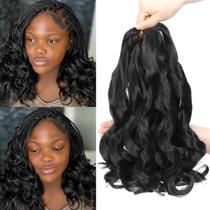 Braiding Hair GetMaige French Curl 30 cm, 8 pacotes para mulheres negras