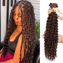 Braiding Hair LOLLY HAIR Chocolate Brown 100g 45cm 2 pacotes