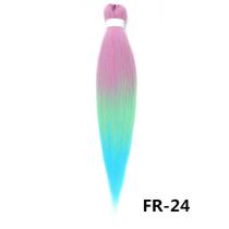 Braiding Hair Ombre pré-esticado de 26 polegadas, 8 pacotes sintéticos Braiding Hair Ombre pré-esticado de 26 polegadas, 8 pacotes sintéticos