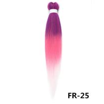 Braiding Hair Ombre pré-esticado de 26 polegadas, 8 pacotes sintéticos Braiding Hair Ombre pré-esticado de 26 polegadas, 8 pacotes sintéticos