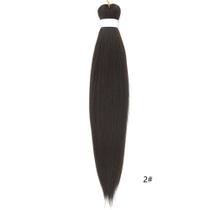 Braiding Hair Prestretched EZ Braids, 8 pacotes, preto sintético