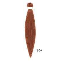 Braiding Hair Prestretched EZ Braids, 8 pacotes, preto sintético