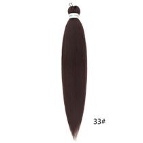 Braiding Hair Prestretched EZ Braids, 8 pacotes, preto sintético