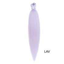 Braiding Hair Prestretched EZ Braids, 8 pacotes, preto sintético