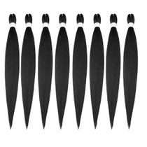 Braiding Hair ShowCoco, pré-esticado, 48 polegadas, 8 pacotes 1B