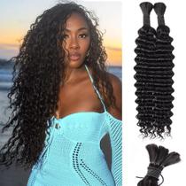 Braiding Hair SOYI HAIR Deep Water Wave 24 polegadas 100g x2 Braiding Hair SOYI HAIR Deep Water Wave 24 polegadas 100g x2