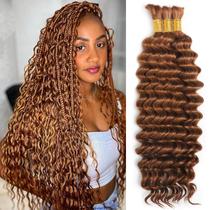 Braiding Hair Temlux Deep Wave Boho Braids 110g 55cm 12A 3 pacotes Braiding Hair Temlux Deep Wave Boho Braids 110g 55cm 12A 3 pacotes