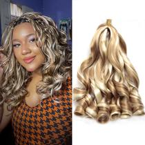 Braiding Hair TUVOJALE French Curl 30 cm, 8 pacotes sintéticos