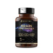 Brain Performance Magnesio tirosina cafeína taurina complexo B 60Cáps Ecomev