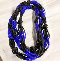 Brajá de Exu com 7 Fios A Força do Caminho em Forma de Arte Brajá de Exu com 7 Fios A Força do Caminho em Forma de Arte