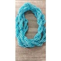 Braja Guia Azul Claro 7 Firmas Umbanda / Candomble