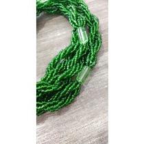 Braja Guia Verde Cristal 7 Firmas Umbanda / Candomble