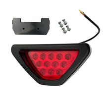 Brake Light Luz de Freio Triangular Universal Strobo Pisca Brake Light Luz de Freio Triangular Universal Strobo Pisca