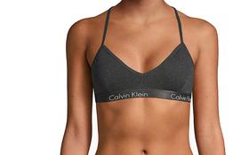 Bralette Calvin Klein Motive - Algodão Levemente Forrado