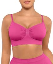 Bralette FeelinGirl No Underwire Support, cobertura total, rosa Bralette FeelinGirl No Underwire Support, cobertura total, rosa