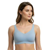 Bralette Fujiyama Sem Aro GG Azul Concha Bralette Fujiyama Sem Aro GG Azul Concha