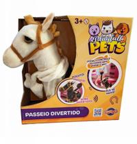 Branco Cavalinho Playfull Pets Passeio Divertido - Toyng 046