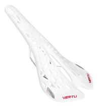 Branco Selim Ultra Leve Vertu Spider Vazado Conforto Anatômico Bike Speed MTB Estrada Original