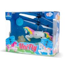 Branco Unicórnio Uni Fly Quadricóptero - Polibrinq DN10002 Branco Unicórnio Uni Fly Quadricóptero - Polibrinq DN10002