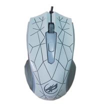 Branco2400 dpi usb com fio jogo óptico jogo mouse mouse para